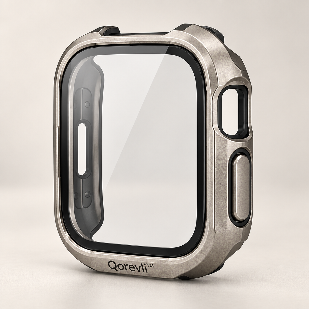 Qorevli™ Metal-Frame Watch Protective Case image 01